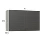 RTA Euro Cafe 36" x 22-5/8" Wall Cabinet