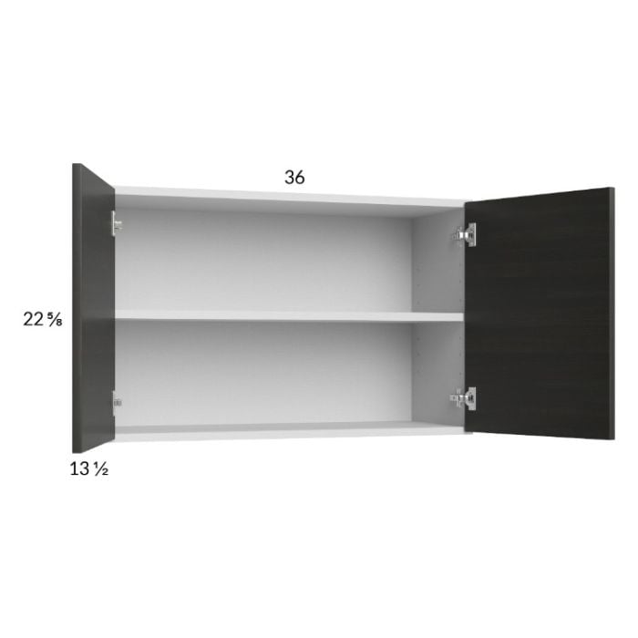 RTA Euro Cafe 36" x 22-5/8" Wall Cabinet with 1 Finished End Panel