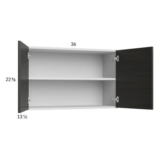 RTA Euro Cafe 36" x 22-5/8" Wall Cabinet with 1 Finished End Panel
