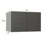 RTA Euro Cafe 36" x 22-5/8" x 24" Wall Cabinet with 1 Finished End Panel