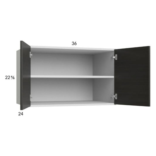 RTA Euro Cafe 36" x 22-5/8" x 24" Wall Cabinet with 2 Finished End Panels