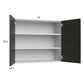 RTA Euro Cafe 36" x 30-1/4" Wall Cabinet with 2 Finished End Panels