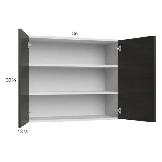 RTA Euro Cafe 36" x 30-1/4" Wall Cabinet with 2 Finished End Panels