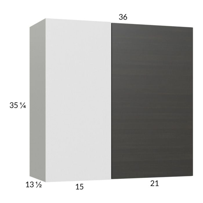 RTA Euro Cafe 36" x 35-1/4" Blind Corner Wall Cabinet