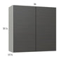 RTA Euro Cafe 36" x 35-1/4" Wall Cabinet