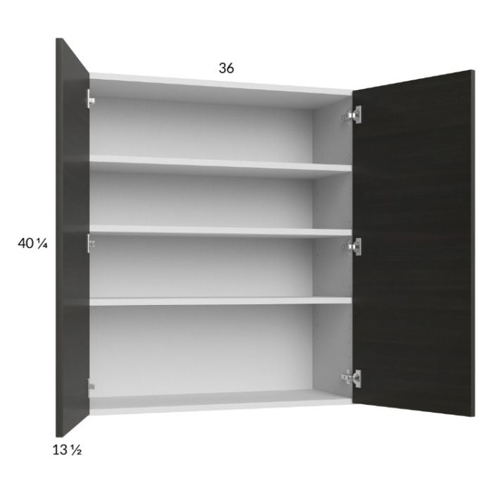 RTA Euro Cafe 36" x 40-1/4" Wall Cabinet with 2 Finished End Panels