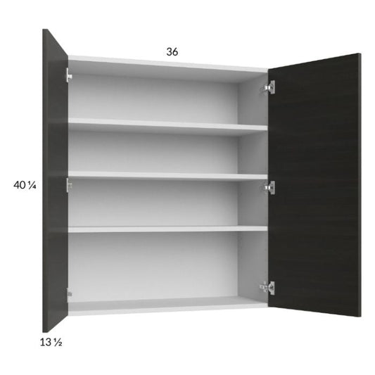 RTA Euro Cafe 36" x 40-1/4" Wall Cabinet with 2 Finished End Panels