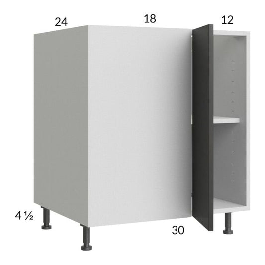 RTA Euro Cafe 37" - 40" Full Height Door Blind Base Corner Cabinet