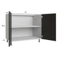 RTA Euro Cafe 42" Full Height Door Base Cabinet with 1 Finished End Panel