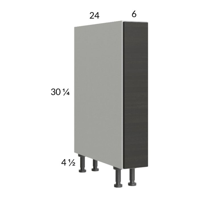 RTA Euro Cafe 6" Full Height Door Base Pullout Cabinet