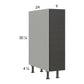 RTA Euro Cafe 9" Full Height Door Base Cabinet with 2 Finished End Panels