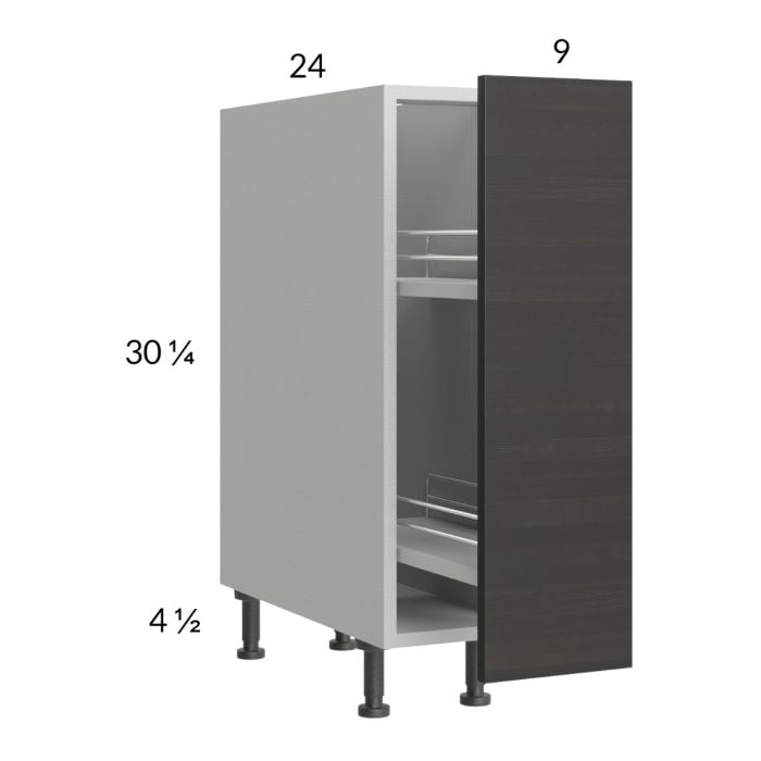RTA Euro Cafe 9" Full Height Door Base Pullout Cabinet