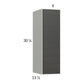 RTA Euro Cafe 9" x 30-1/4" Wall Cabinet with 1 Finished End Panel