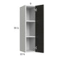 RTA Euro Cafe 9" x 35-1/4" Wall Cabinet with 1 Finished End Panel