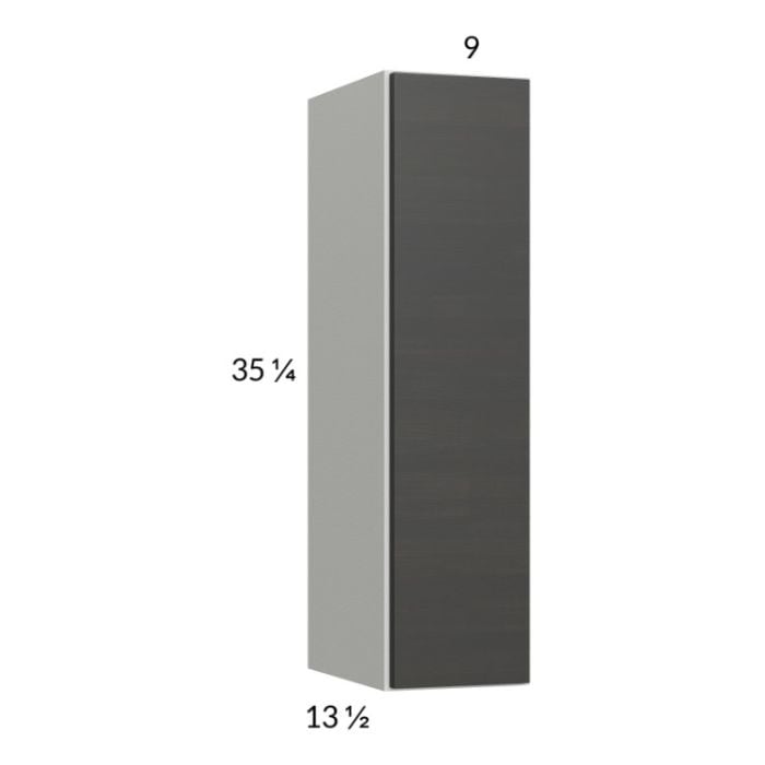 RTA Euro Cafe 9" x 35-1/4" Wall Cabinet with 2 Finished End Panels