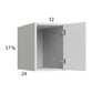 RTA Euro Gloss White 12" x 17-5/8" x 24" Wall Cabinet