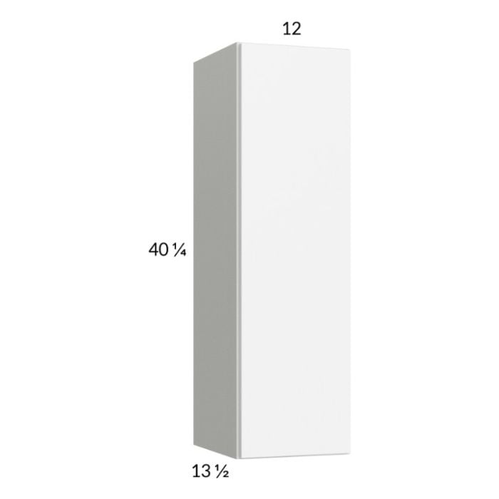 RTA Euro Gloss White 12" x 40-1/4" Wall Cabinet
