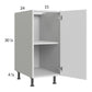 RTA Euro Gloss White 15" Full Height Door Base Cabinet