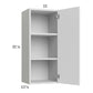 RTA Euro Gloss White 15" x 35-1/4" Wall Cabinet