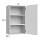 RTA Euro Gloss White 18" x 30-1/4" Wall Cabinet