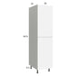 RTA Euro Gloss White 18" x 71" - 1/4" Open Utility Cabinet with 1 Door