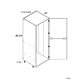 RTA Euro Gloss White 18" x 71" - 1/4" Open Utility Cabinet with 1 Door