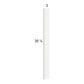 RTA Euro Gloss White 2-7/8" x 35-1/4" Overlay Filler