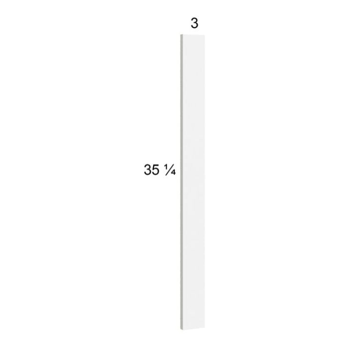 RTA Euro Gloss White 2-7/8" x 35-1/4" Overlay Filler