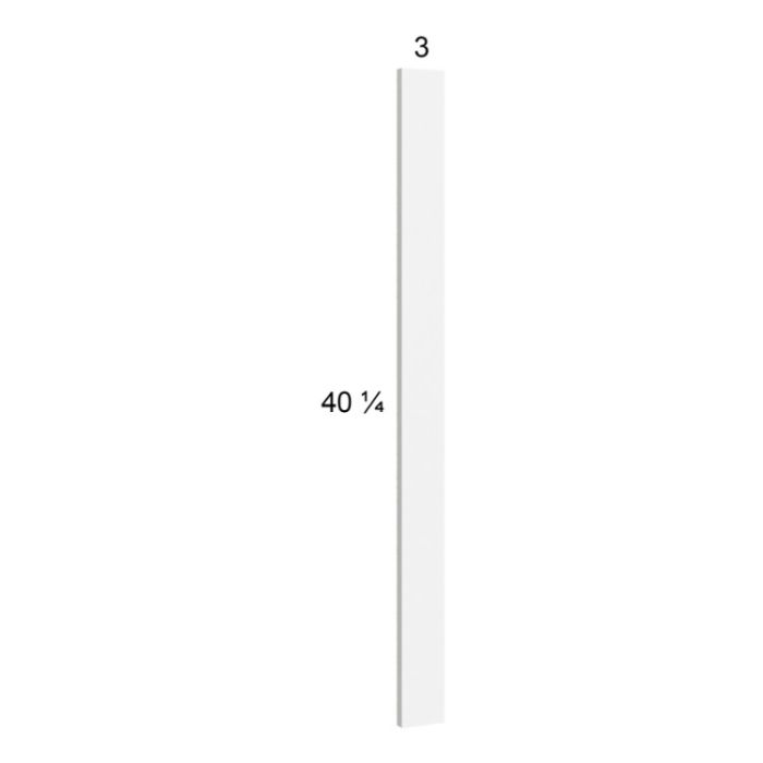 RTA Euro Gloss White 2-7/8" x 40-1/4" Overlay Filler