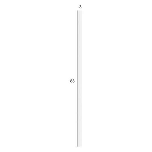 RTA Euro Gloss White 2-7/8" x 83" Overlay Filler