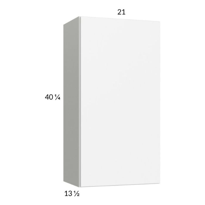 RTA Euro Gloss White 21" x 40-1/4" Wall Cabinet