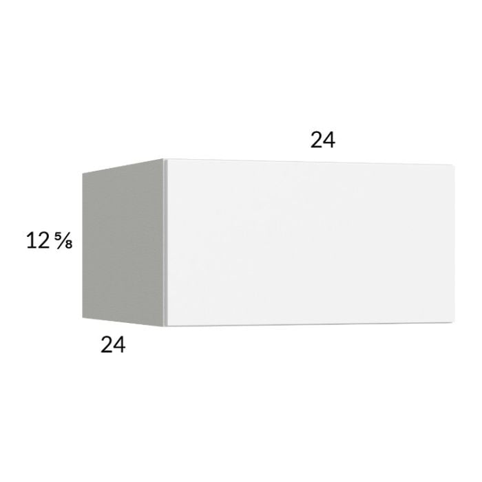 RTA Euro Gloss White 24" x 12-5/8" Flip Up Door Wall Cabinet