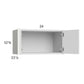 RTA Euro Gloss White 24" x 12-5/8" Wall Cabinet
