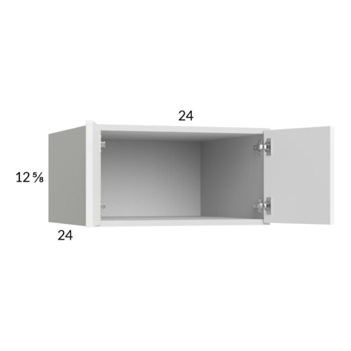 RTA Euro Gloss White 24" x 12-5/8" x 24" Wall Cabinet