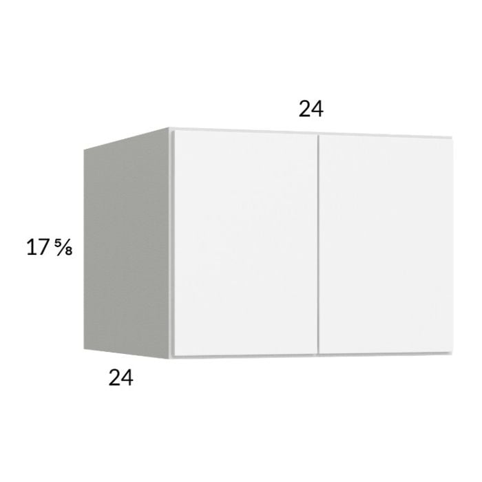 RTA Euro Gloss White 24" x 17-5/8" x24" Wall Cabinet