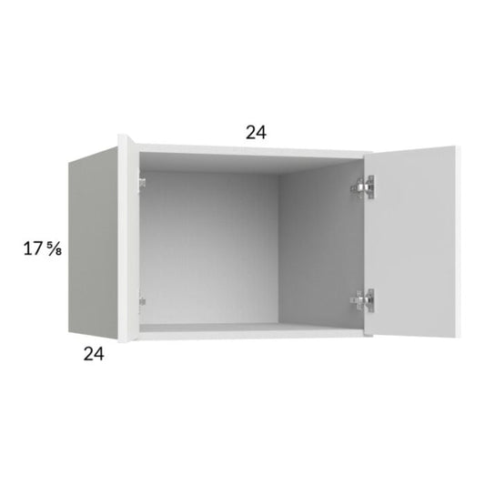 RTA Euro Gloss White 24" x 17-5/8" x24" Wall Cabinet