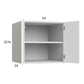 RTA Euro Gloss White 24" x 22-5/8" x 24" Wall Cabinet