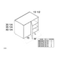 RTA Euro Gloss White 24" x 35-1/4" Blind Corner Wall Cabinet with 1 Finished End Panel