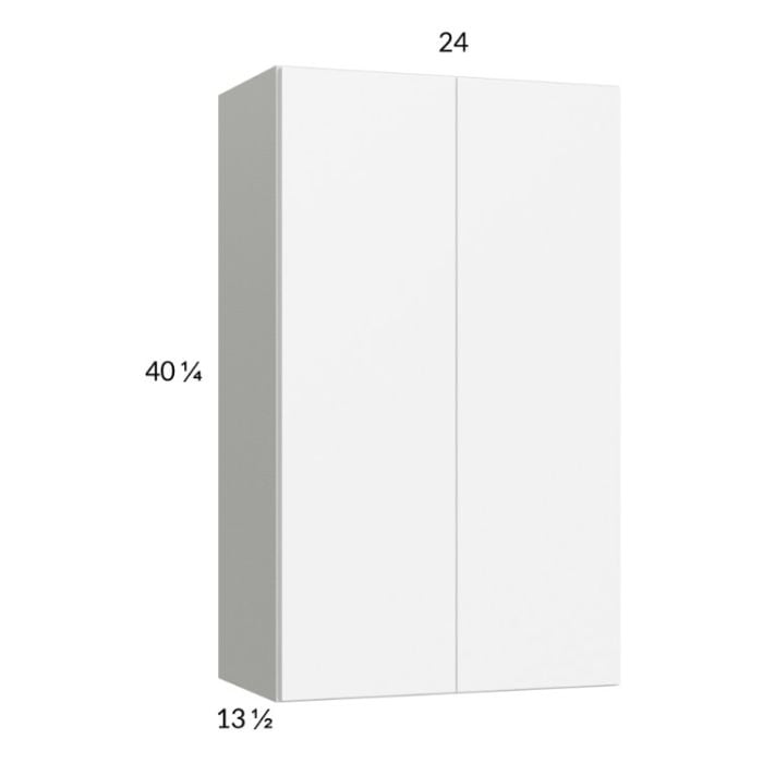 RTA Euro Gloss White 24" x 40-1/4" Wall Cabinet
