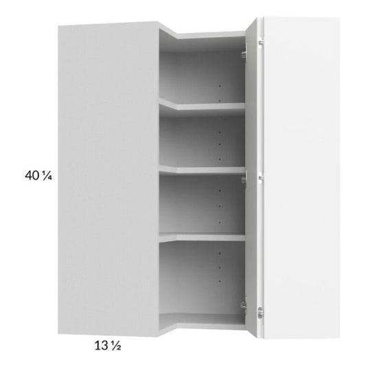 RTA Euro Gloss White 24" x 40-1/4" Wall Easy Reach Cabinet with 2 Finished End Panels