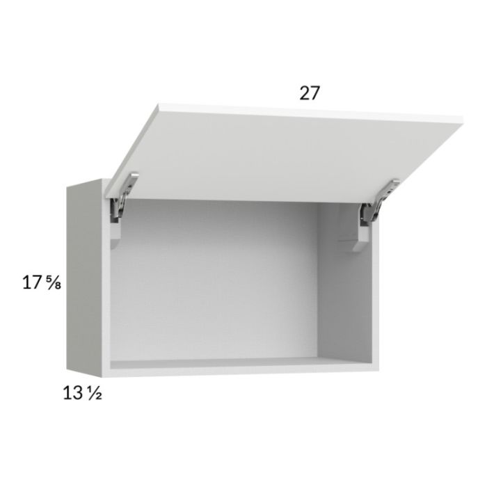 RTA Euro Gloss White 27" x 17-5/8" Flip Up Door Wall Cabinet