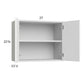 RTA Euro Gloss White 27" x 22-5/8" Wall Cabinet