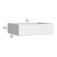 RTA Euro Gloss White 30" Knee Drawer