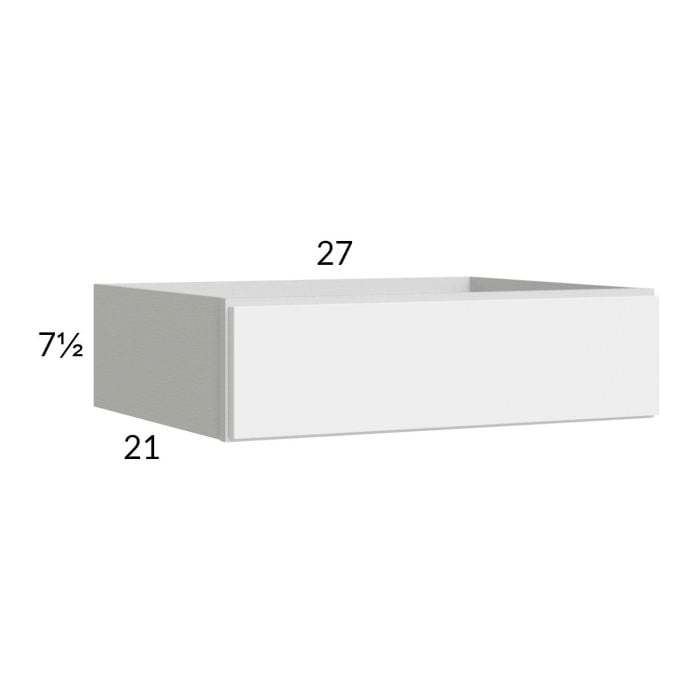 RTA Euro Gloss White 30" Knee Drawer