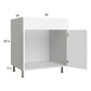 RTA Euro Gloss White 30" Sink Base Cabinet