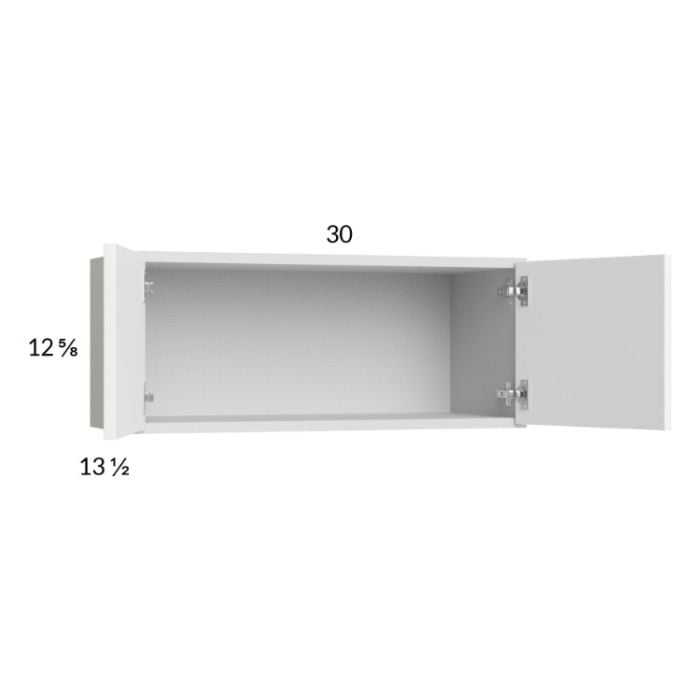 RTA Euro Gloss White 30" x 12-5/8" Wall Cabinet