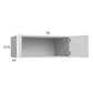 RTA Euro Gloss White 30" x 12-5/8" x 24" Wall Cabinet