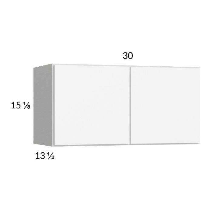 RTA Euro Gloss White 30" x 15-1/8' Wall Cabinet