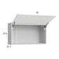 RTA Euro Gloss White 30" x 17-5/8" Flip Up Door Wall Cabinet