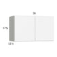 RTA Euro Gloss White 30" x 17-5/8" Wall Cabinet